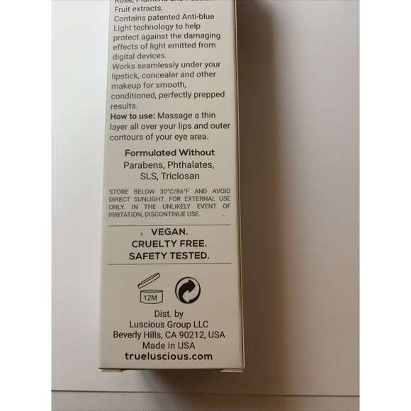 True + Luscious Flowerdose Plumping Lip & Eye Serum 0.5 fl oz/14 ml Sealed Vegan - Picture 5 of 7
